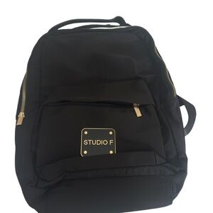 Studio F Black Backpack for Men
